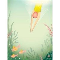 VISSEVASSE - Plakat - Swim Like A Fish - 30x40 cm 