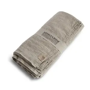 Lovely Linen - Dug - Natural Beige - 145x300 cm