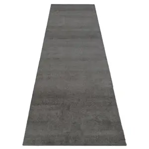 Tica Copenhagen - Løber - Unicolor - Steelgrey/Grå - 100x300 cm