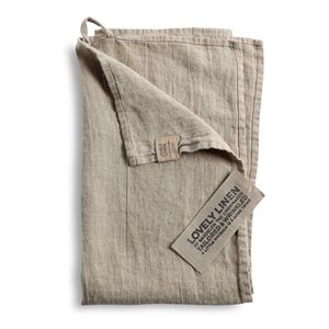 Lovely Linen - Viskestykke, Natural Beige