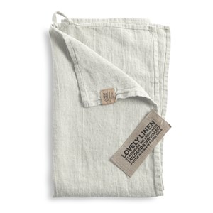 Lovely Linen - Viskestykke, Light Grey, lysegråt