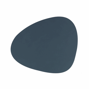 LindDNA - Dækkeserviet -  Table mat curve - Nupo Dark Blue - 37x44 cm