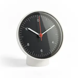 HAY - Bordur - Table Clock - Sort - H: 14 cm