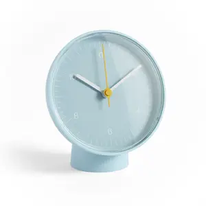 HAY - Bordur - Table Clock - Blå - H: 14 cm