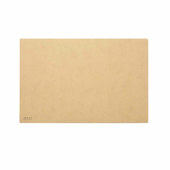 MiLLE W NORDISK DESIGN - Rektangulær Dækkeserviet - Beige - 45x30 cm