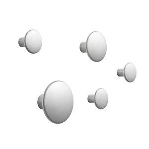 Image of Muuto - The Dots Metal - Set of 5 - Aluminium