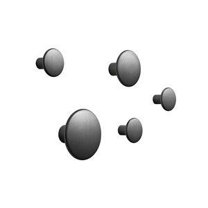 Image of Muuto - The Dots Metal - Set of 5 - Sort