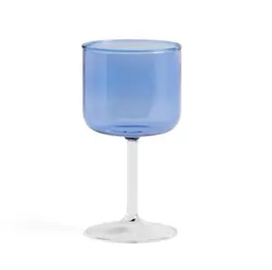 HAY - Vinglas - Tint Wine Glass - Set of 2 / Blue and Clear