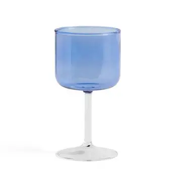HAY - Vinglas - Tint Wine Glass - Set of 2 / Blue and Clear