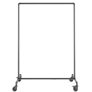 Image of Ziito Design - Tøjstativ - Sort stål - 150x100 cm - Med hjul