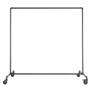 Image of Ziito Design - Tøjstativ - Sort stål - 150x150 cm - Med hjul