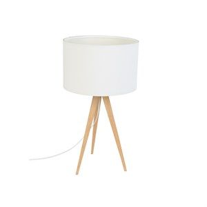 Image of Zuiver - Bordlampe TRIPOD WOOD - Hvid