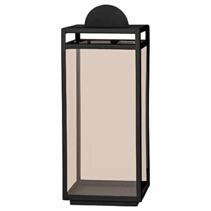 Image of AYTM - Turris lanterne - Black/Amber