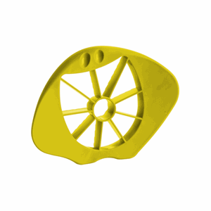 Image of Koziol - TYLER - Apple Corer/Slicer - Mustard Green