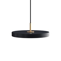 Umage - Asteria pendel m/ messingtop - mini - anthracite grey (Ø31 cm)