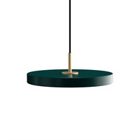 Umage - Asteria pendel m/ messingtop - mini - forrest green (Ø31 cm)