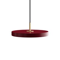 Umage - Asteria pendel m/ messingtop - mini - ruby red (Ø31 cm)