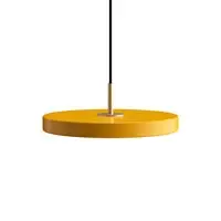 Umage - Pendel - Asteria - Messingtop/Saffron yellow - Mini Ø31 cm