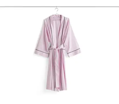 HAY - Badekåbe/Morgenkåbe - Outline Robe - Glacier Multi / Soft Pink - One size 