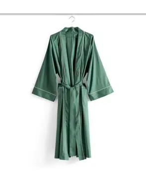 HAY - Badekåbe/Morgenkåbe - Outline Robe - Glacier Multi / Emerald Green - One size 