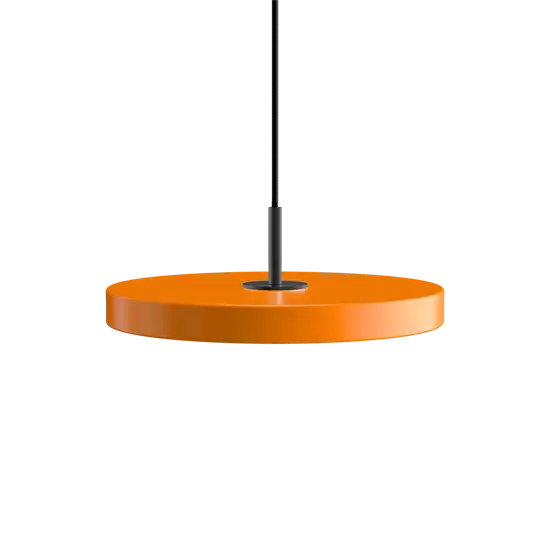 Umage - Asteria pendel m/ sort top - mini - Nuance orange (Ø31 cm)