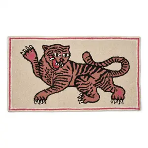 Bongusta - Frame Rug - Pink Tiger - Tæppe