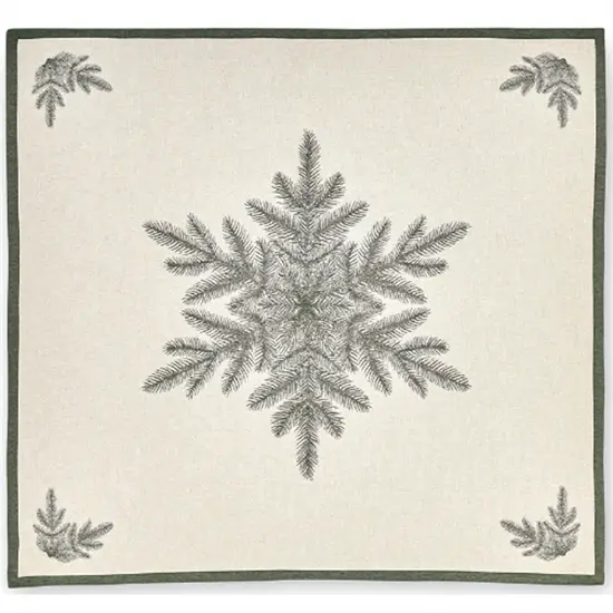 Compliments - Juletræstæppe - Baum Christmas Rug - Grøn - 130x130 cm