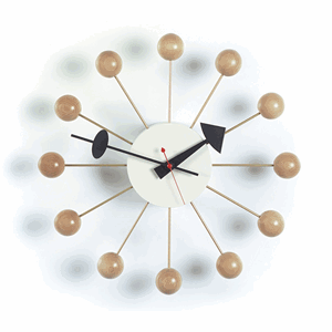 Image of Vitra - Ur Ball Clock - Natur