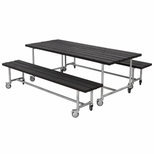 Image of PLUS - Urban Picnic - Plankesæt 177cm - grundmalet sort