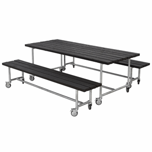 Image of PLUS - Urban Picnic - Plankesæt 207cm - grundmalet sort