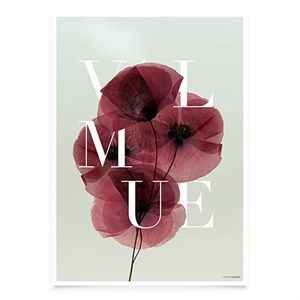 Image of Martin Moore plakat - Typo Greens plakat Valmue A3