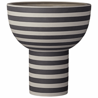 AYTM - VARIA - Skulpturel vase - Ash/Sort