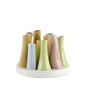 2Have - Vase/fad - Keramik - Pastel Multi - 14 cm