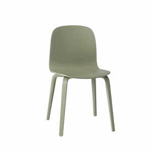 Image of Muuto - Visu Chair - (Støvet grøn/Støvet grøn)