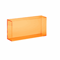 Neon Living - Wall Box Oblong - orange