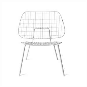 Image of Menu - "WM String Lounge Chair" - Hvid