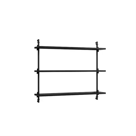 MOEBE - Wall Shelving 65 1, Black/Black