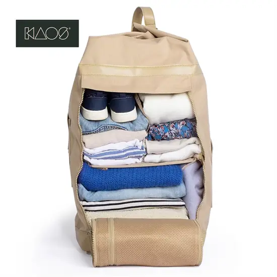 KAOS - Rygsæk, Weekend bag - 40 Liter - 28x50x28 cm - Beige