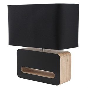 Image of Zuiver - Bordlampe WOOD - Sort
