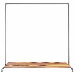 Image of Ziito Design - WOOD LOW SHELF - Tøjstativ - Eldr - 150x150 cm