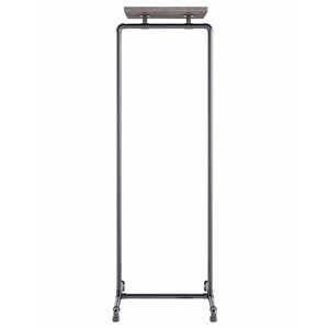 Image of Ziito Design - WOOD TOP SHELF - Tøjstativ - Sort Aska - 157x50 cm
