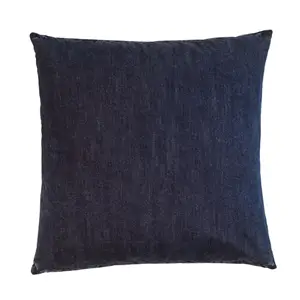Never - Pudebetræk - Denim - Denim Midnight Blue - 60x60 cm