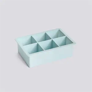 HAY - Isterningebakke - Ice Cube Tray - 6 Cubes - XX-Large - Ice Blue