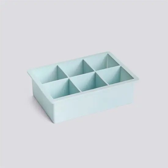 HAY - Isterningebakke - Ice Cube Tray - 6 Cubes - XX-Large - Ice Blue