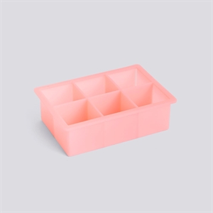 HAY - Isterningebakke - Ice Cube Tray - 6 Cubes - XX-Large - Pink