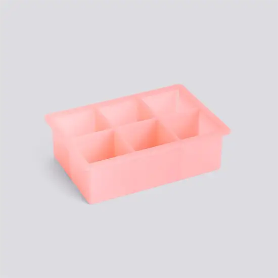 HAY - Isterningebakke - Ice Cube Tray - 6 Cubes - XX-Large - Pink