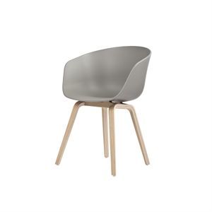 Image of Hay - About a Chair - grå med ben i sæbebehandlet eg