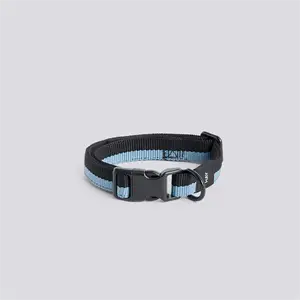Hay - Hundehalsbånd - Dogs Collar Flat - Blue/black - S/M