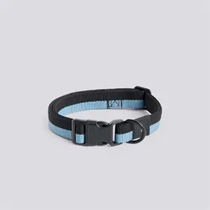 Hay - Hundehalsbånd - Dogs Collar Flat - Blue, black - M/L