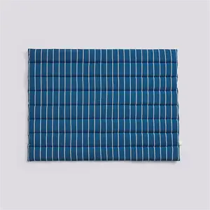 Hay - Outdoor Market Sofa Cushion-Blue with beige stripe